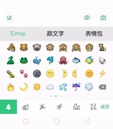 展开全部小伙伴oppo手机自带搜狗输入法,可以发黑脸表情哦,如图所示