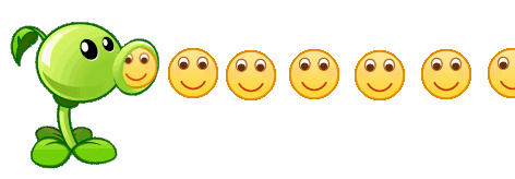 豌豆射手微笑emoji表情包豌豆射手表情包cr草莓味二喵斗图gif表情