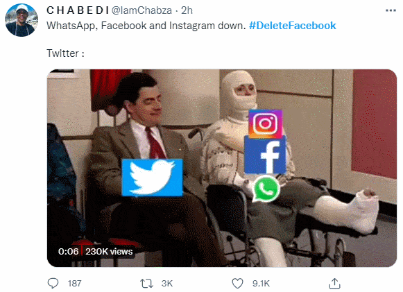 众多网友在twitter上吐槽facebook系列应用