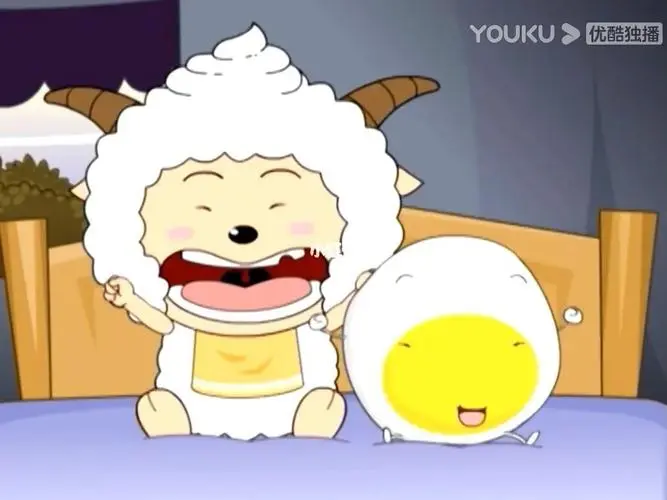 早上一睁眼就能看到可爱懒懒蛋蛋好幸福#懒羊羊#喜羊羊与灰太狼