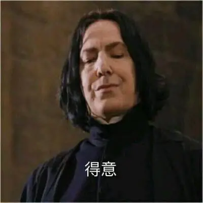 哈利波特霍格沃茨魔法世界巫师表情包斯内普教授