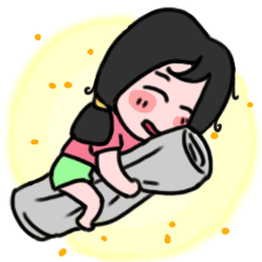 微信表情-废柴姑娘