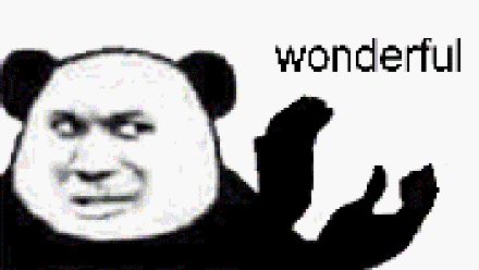 wonderful(熊猫人鼓掌)