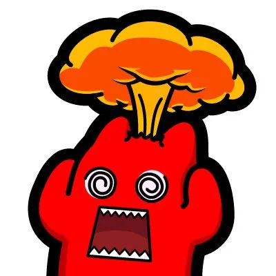魔鬼猫表情-爆炸