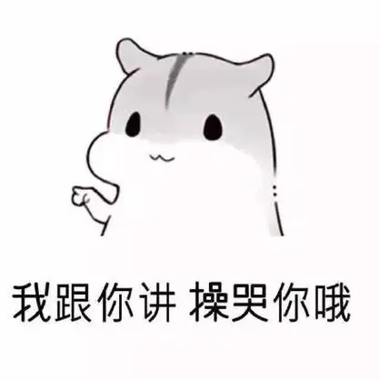 我跟你讲,操哭你哦-萌萌哒仓鼠表情包_仓鼠_萌萌哒_可爱表情