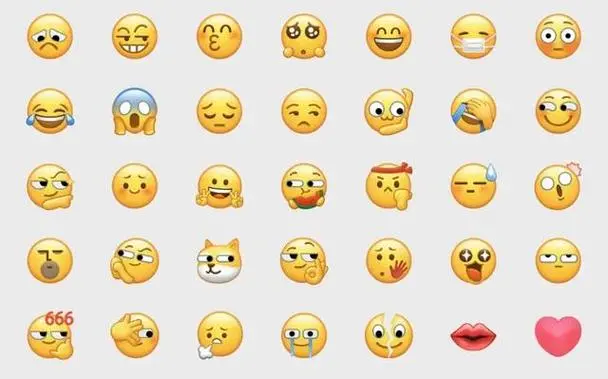 苹果表情对应文字,苹果emoji表情文字对照表(苹果新出