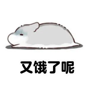 搞笑表情动图一日三餐正在减肥的我
