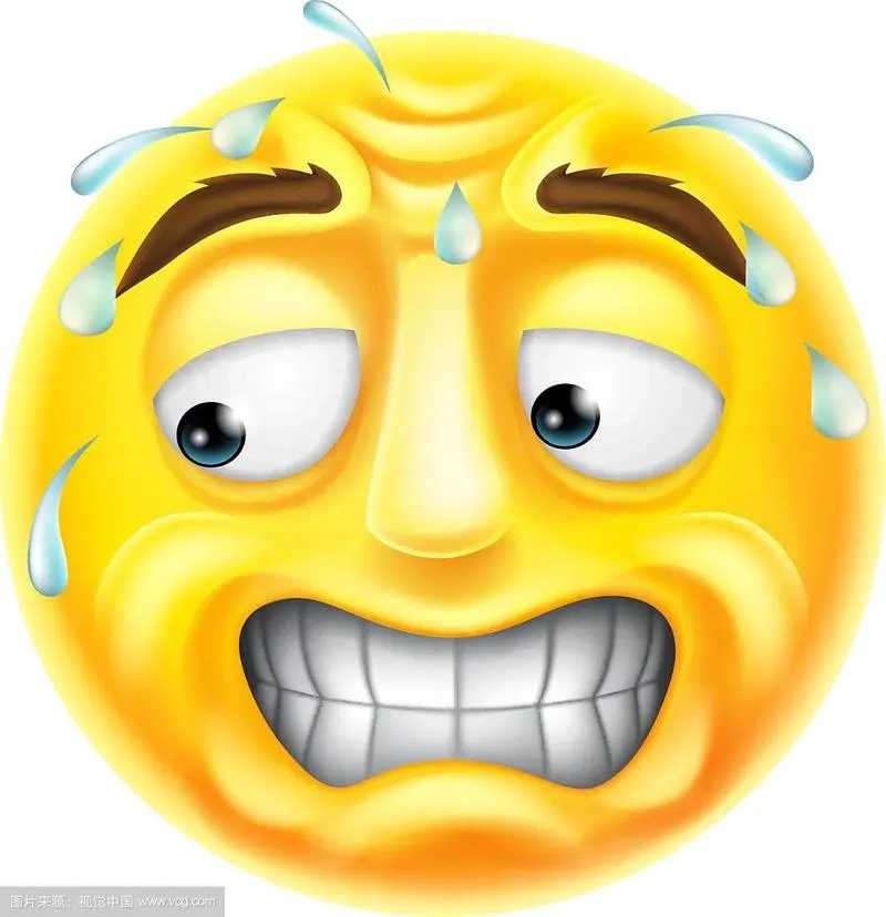 害怕表情符号emoji