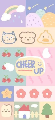 卡通可爱壁纸_少女背景图