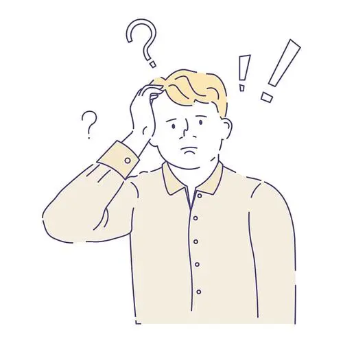 疑惑的人用问号图片