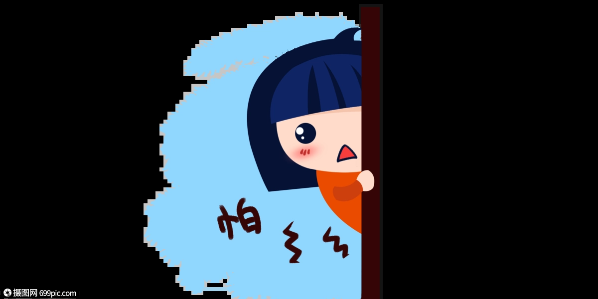女爱女孩表情包可爱表情包害怕表情包
