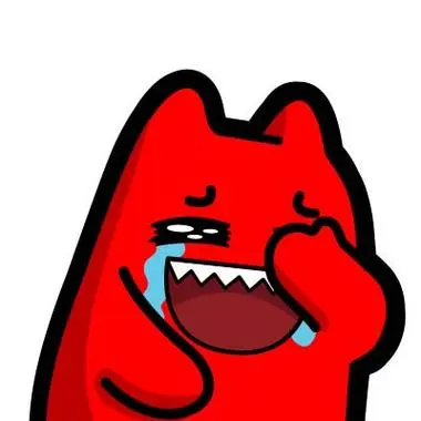 魔鬼猫表情-哭笑不得