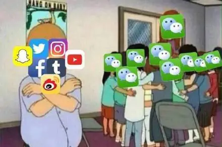 朋友们都用微信,我用fb,twitter.-我为什么总是不合群-发表情