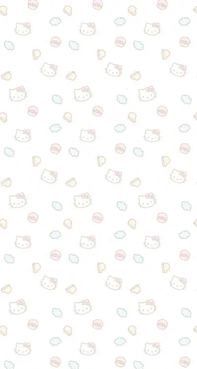 简单插画萌物小清新平铺可爱壁纸