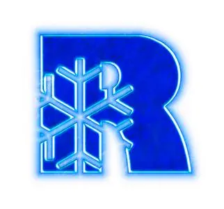 雪花字母表图片