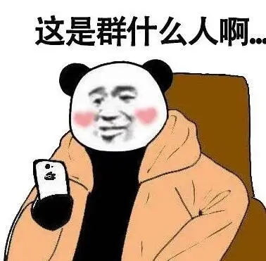 这是群什么人啊(熊猫头群聊表情包)_群聊_熊猫_这是_什么表情