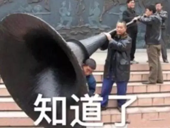 知道了(吵大喇叭)-发表情-fabiaoqing.com