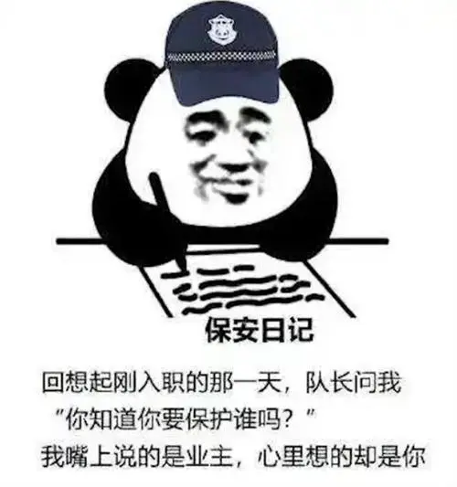 保安日记是个什么梗我是一名保安