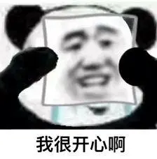 表情包我很开心啊